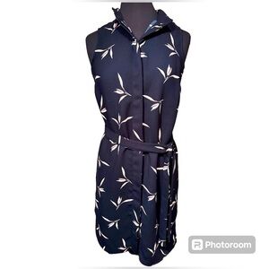 Ann Taylor Factory size 6P petite button down shirt dress